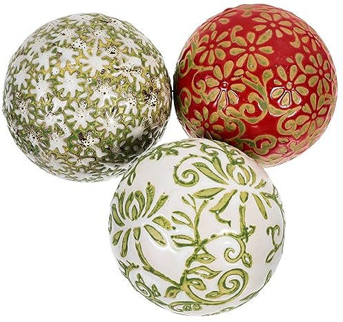 Garneck 3stücke Schwimmende Keramikbälle Dekorative Wasserpoolkugeln Zufällige Farben Für Teich Aquarium Und Garten Home Decor