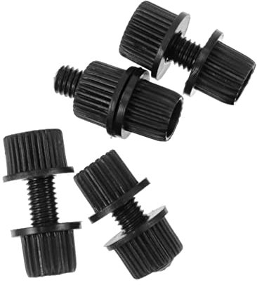 CHILDWEET Motorbike Number Plate Holder Motorcycle Number Plate 4pcs Resistant Motorcycle Fasteners Durable Nylon Bolts for Secure Mounting Ideal for Motorbike