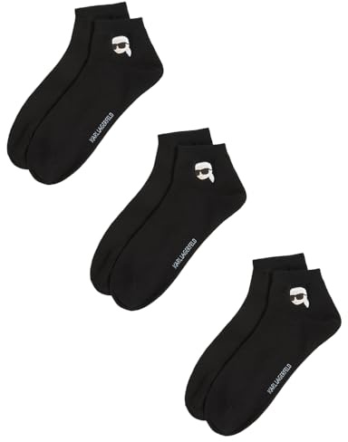 KARL LAGERFELD Herren Ikon Sneaker Sock (3 Pack)