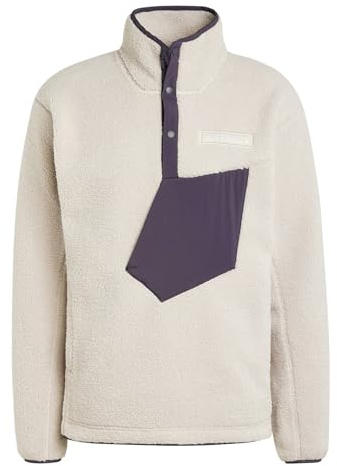 Adidas Terrex Felpa in pile da uomo XPLORIC High Pile SNAP, Beige (120), XL