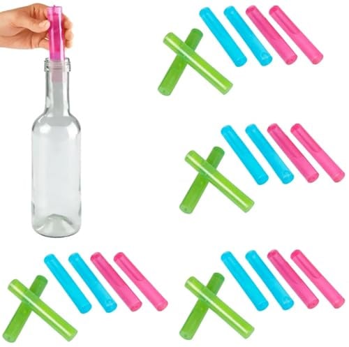 24er Set Kühlakku Stab 12 x 2 cm Wiederverwendbar Eis Sticks Eisstäbe Eissticks Eiswürfel Stabform