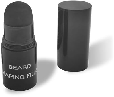YIXANNX Beard Sweatproof Instant Filler Gesichtshaarform Patches Enhancer Coloring Coverage Tools Travel Business Pen, Dunkelbraun