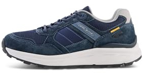 camel active Herren Sneaker mit Komfort Sohle | atmungsaktiver Schuh aus einem Nubuk Textil Mix mit einer bequemen Sohle