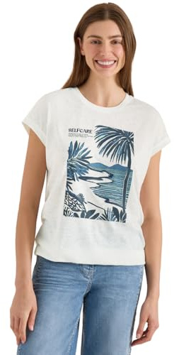 T-Shirt mit Rundhals und Frontprint