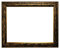 Barockrahmen Gold verziert 820 ORO, Leerrahmen, 70x100 cm