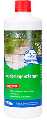 Robbyrob Grünbelagentferner Konzentrat 1 L, Weiß, 8,3 x 8,3 x 24,2 cm