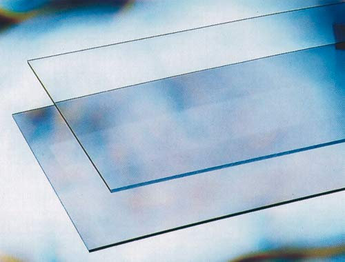 Cristal sintético blanco mate de placa (medida 500 x 1000 mm.4 mm.)