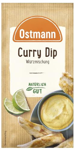 Ostmann Gewürze – Curry Dip, aromatisches Gewürz für leckere Dips und Soßen zu Snacks, Chips, Brot, Fleisch, Gemüse und vielem mehr, 10 g