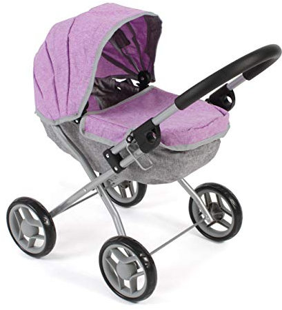 Bayer Chic 2000-Passeggino per Bambole, Colore Melange Lilla, 550 69
