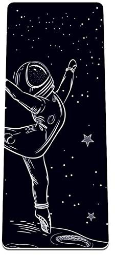 Eslifey In A Ballet Pose Yoga Mat Thick Non Slip Yoga Mats for Women&Girls Exercise Mat Soft Pilates Mats,(72x32 in, 1/3-Inch Thick)