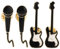 VALICLUD 4 Stück Musik Anstecknadeln Set Gitarre Brosche Pin Mikrofon Emaille Pins Dekorative Broschen für Kleidung Jackentasche Lustige Süße Freund Geschenk