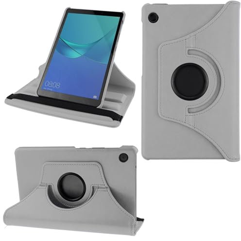 COOVY® 2.0 Funda para Huawei Matepad T10 / T10S (10.1) Smart 360º Grados ROTACIÓN Cover Case Protectora Soporte | Blanco