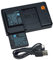 DSTE Lot de 2 Batteries et Chargeur Micro USB Double Compatible avec DMW-BCJ13 et Panasonic Lumix DMC-LX5, DMC-LX7 appareils Photo numériques DMW-BCJ13PP