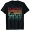 Draußen Retro Wald Bäume Retro Natur T-Shirt
