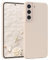 EAZY CASE - Silikonhülle für Samsung Galaxy S22 5G Hülle Silikon Case Beige weich stoßfeste Handyhülle Galaxy S22 5G Schutzhülle mit Kameraschutz Dünn Premium Schutz Cover TPU Phone Bumper in Taupe