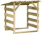 Gecheer Capanno,Legnaia,Portalegna,da Giardino,in Legno di Pino Impregnato,Pergola con Tetto,Rimessa per Legna da Ardere in Legno,Legnaia in Legno Giaridno,Portalegna da Esterno,Casetta Porta Legna