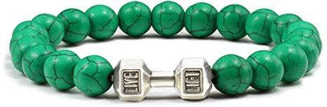 DIANN Frauen Männer Perlen Armband Hantel Herren Mode Yoga Schmuck Original Armreifen