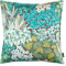 Proflax Kissenhülle Kissenbezug Tropea Blumen Farbe: Lagune (40x40 cm Kissenbezug)