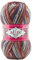 100g Sockenwolle Superwash Comfort 4-fädig Schurwolle Sockengarn Farbauswahl, Farbe:7841 braun blau creme