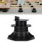 Ansobea 50 cuscinetti regolabili in altezza, 60 – 140 mm, con piedini regolabili, per pavimenti, terrazze, lastre di pietra, piastrelle