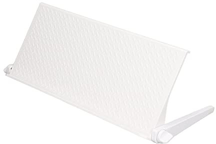 MINGZHE Scaffale Superiore per TV Scaffale da Scrivania Organzier per Monitor in ABS Scaffale per Monitor Portaoggetti per Desktop Artefatto TV Supporto per Schermo per Computer Scaffale per(Bianco)