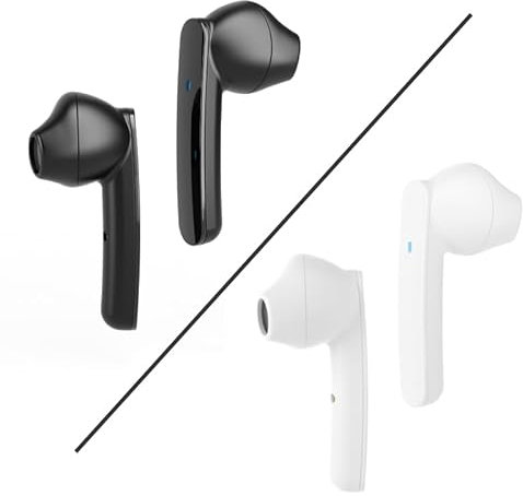 Akai K1 BUDS - AURICOLARI BLUETOOTH WIRELESS ULTRA SLIM - 2COLORI ASSORTITI - WHITE E BLACK