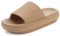 Donpapa Zapatillas Mujer Chanclas Hombre Sandalias Baño Piscina Playa Zapatos Verano Nube Pala plataforma Pantuflas Comodas YZ NEWMarrón 42-43
