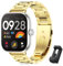 BDIG Correa Compatible para Xiaomi Redmi Watch 5/Xiaomi Redmi Watch 4/Xiaomi Mi Band 8 Pro,Pulsera de Repuesto de Acero Inoxidable Hebilla Ajustable Correa para Xiaomi Mi Band 9 ProOro