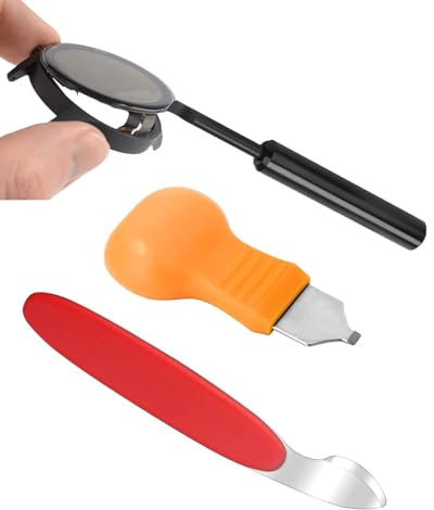 3 PCS Watch Back Cover Remover Tool Kit, Watch Back Removal Tool Pry,Watch Pry Tool,Watch Cover Case Remover Opener Knife,Watch Back Case Opener Durable ,Watch Back Cover Prying Device Remover Opener