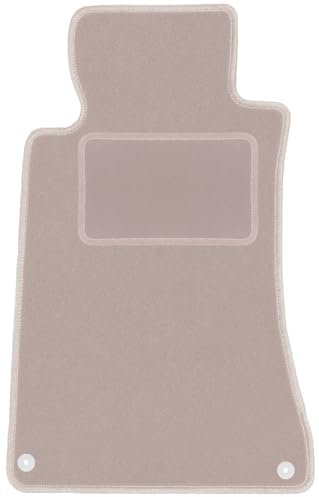Wielganizator Automatte – Passend für Mercedes CLK W209 Coupe 1997-2009 – Velours – Autozubehör - Praktische Fußmatte Auto – 1-teilig - beige