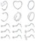 MODRSA 20G Nasenstecker Nasenpiercing Ring Herz Damen Chirurgenstahl Corkscrew Nasenpiercing Stecker Silber Diamand CZ Nostril Piercing Schmuck 15Stück