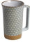 TEA SHOP - Mug Uki Jumbo Hoshi Green - Taza artesanal de porcelana original de Japón con motivos esterales