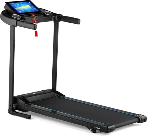 Gymtek XT550 Laufband für Zuhause, Klappbares Elektrisches Laufband bis 12 km/h, 0.75HP Walking Pad, Manuelle Neigung in 3 Stufen