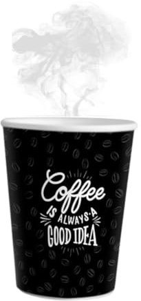 REPLOOD Bicchieri da Caffè in Carta Biodegradabili e Biocompostabili, Neri, 75cc, 500 o 1000 Pezzi (1000)