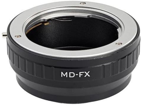 Adaptador de objetivo para objetivo Minolta MD compatible con cámara Fuji FX X Mount