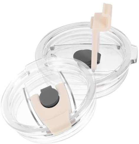 CIYODO 2stücke Flaschendeckel Wiederverwendbar Isoliert Für Becher Ersatzbecherdeckel Auslaufsicher Becherabdeckungen Haushaltsbecherdeckel Deckel Für Becher-shot-spender Praktische Beche