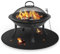 Feuerfeste Unterlage, Feuerstellenmatte, Runde unter Grill Decke für Outdoor-Grill, feuerfeste Matte, ölbeständig wasserdicht unter Boden BBQ Zubehör Schutz für Herd Zubehör (90cm)