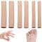 6 Stück 3 Größe Zehenschutz, Gel Zehen Kissen Tube, Schneidbar Zehenkappen, Zehentrenner Silikon, Soft Toe Cushion Tube, Schlauchbandage für Kissen Schwielen Blasen Mais, Zehen und Finger (S, M, L)