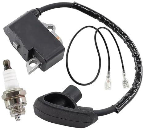 AOIUU Compatible con el soplador pulverizador de Mochila s-t-i-h=l BR350 BR350Z BR430 BR430Z BR450 SR430 SR440 SR450 Bobina de Encendido Bujía 4244 400 1307