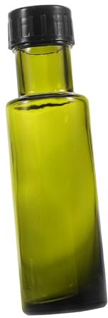 Holibanna Flasche Mit Rundem Deckel Praktische Und Tragbare Glasflasche Für Küche Und Für Öl Und Essig Frischebewahrung Und Design