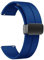 ONE ECHELON Correa de reloj de liberación rápida compatible con Lotus Digital 50015/A correa de silicona para mujer, correa de repuesto con cierre ajustable (azul oscuro)