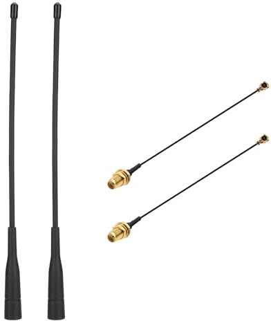 2 Pack LoRa Antenne 10dBi Gain/868MHz, WLAN Soft Whip Antenne 2,4GHz 5,8GHz Omnidirektionale Netzwerkantenne 15 cm Omni SMA-Stecker für DUT / 4G / 5G / 3G / GSM/GPRS WiFi Adapter Laptop