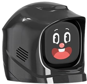 CAZSTYK Creative Car Dashboard Decoration Robot Electronic Pet with Animated Expressions LED Display Electric Automotive Gadget Car Dashboard Decoration