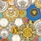 VERSACE WALLPAPER Vliestapete Les Etoiles de la Mer 2 Luxustapete 10,05 m x 0,70 m bunt metallic Made in Germany 349011 34901-1