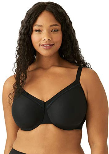 Wacoal Women's Perfect Primer Underwire Bra Full Coverage, Black, 34DD