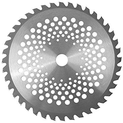Lame de Scie à Bois Circulaire 10 Pouces 40 Dents avec Pointe de Carbure Disques de Roue pour jardin herbe Strimmer Trimmer Weed coupe outil de puissance 25.4mm alésage diamètre