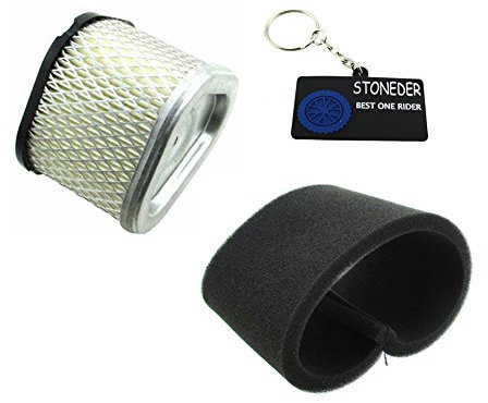 STONEDER Filtre à air pour tondeuses autoportées John Deere GY20661 7G18 G15 GS25 GS30 GS45 GS75 avec moteurs Kohler CV11-CV16 grande capacité CV430-CV493 XT675 (1)
