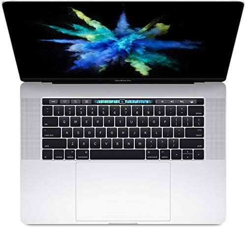 2016 Apple Macbook Pro, Touch Bar with 2.9GHz Core i7 (15-inch, 16GB RAM, 1TB SSD, TouchBar) Silver (Renewed)
