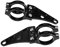 Motorrad Scheinwerfer Halterung, 2pcs 38-41mm Scheinwerfer Halterung Schellen Scheinwerfer Halter Gabel