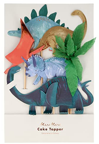 Meri Meri Dinosaur Kingdom Kuchendekoration, 6 Stück